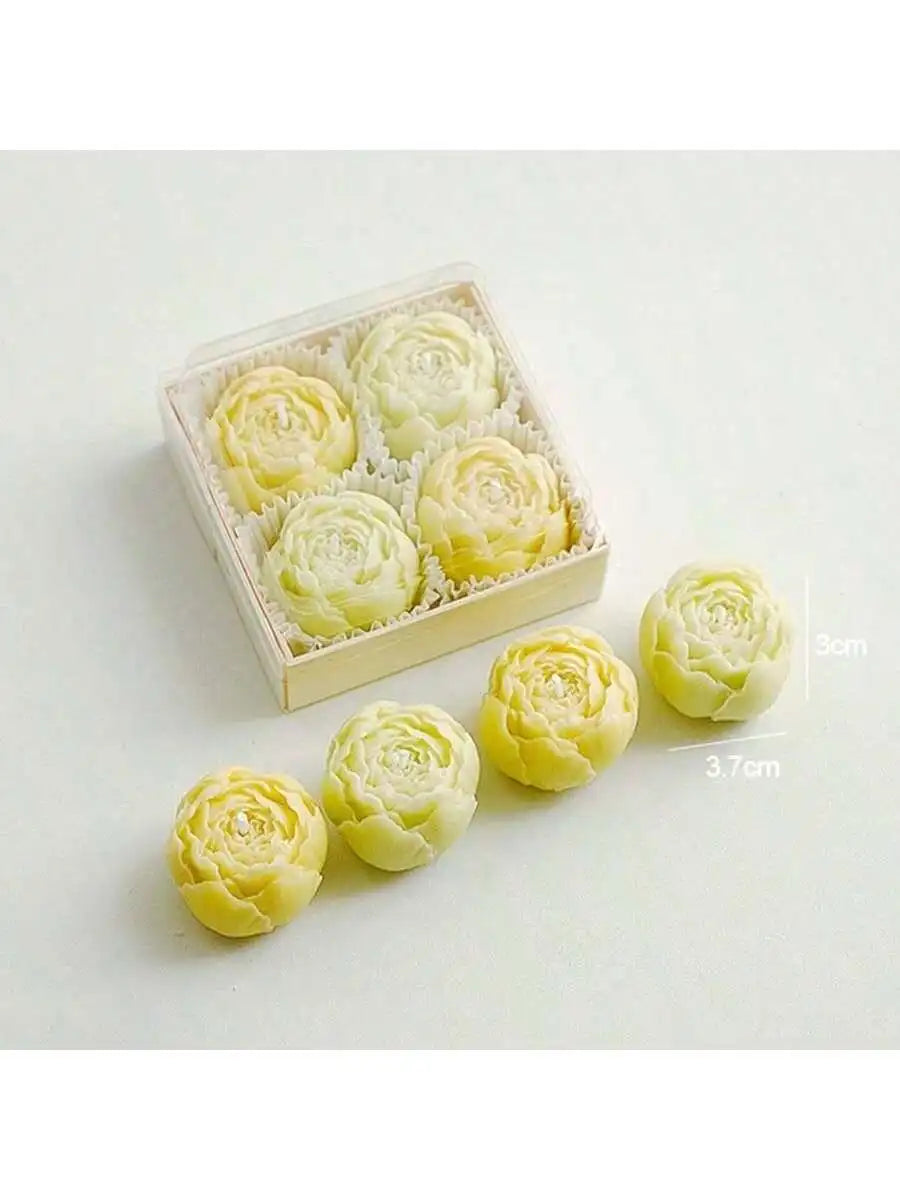 Set de 4 bougies parfumées à la rose - ROSA