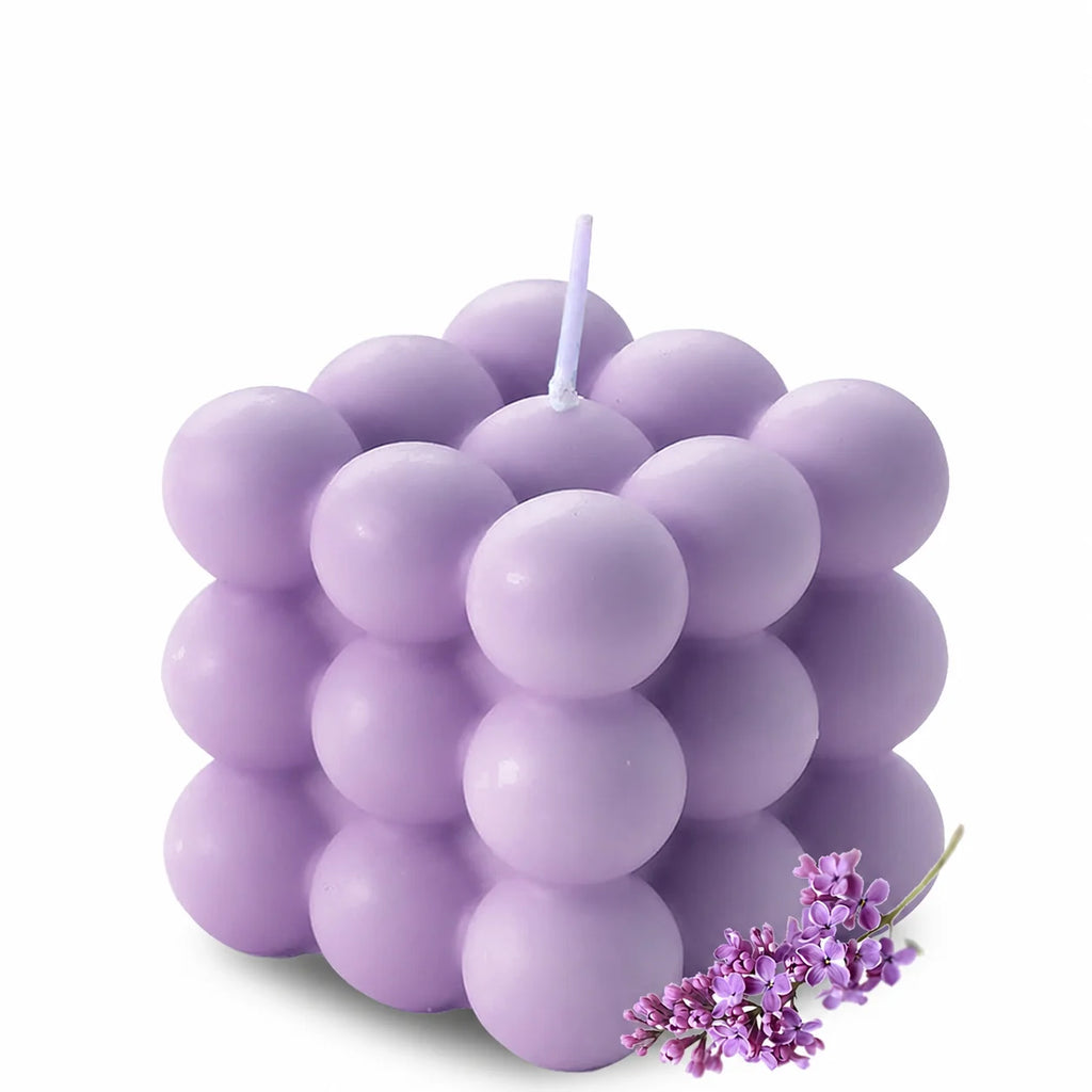 Bougie parfumée Bubble Cube 153 g en cire de soja-EVA