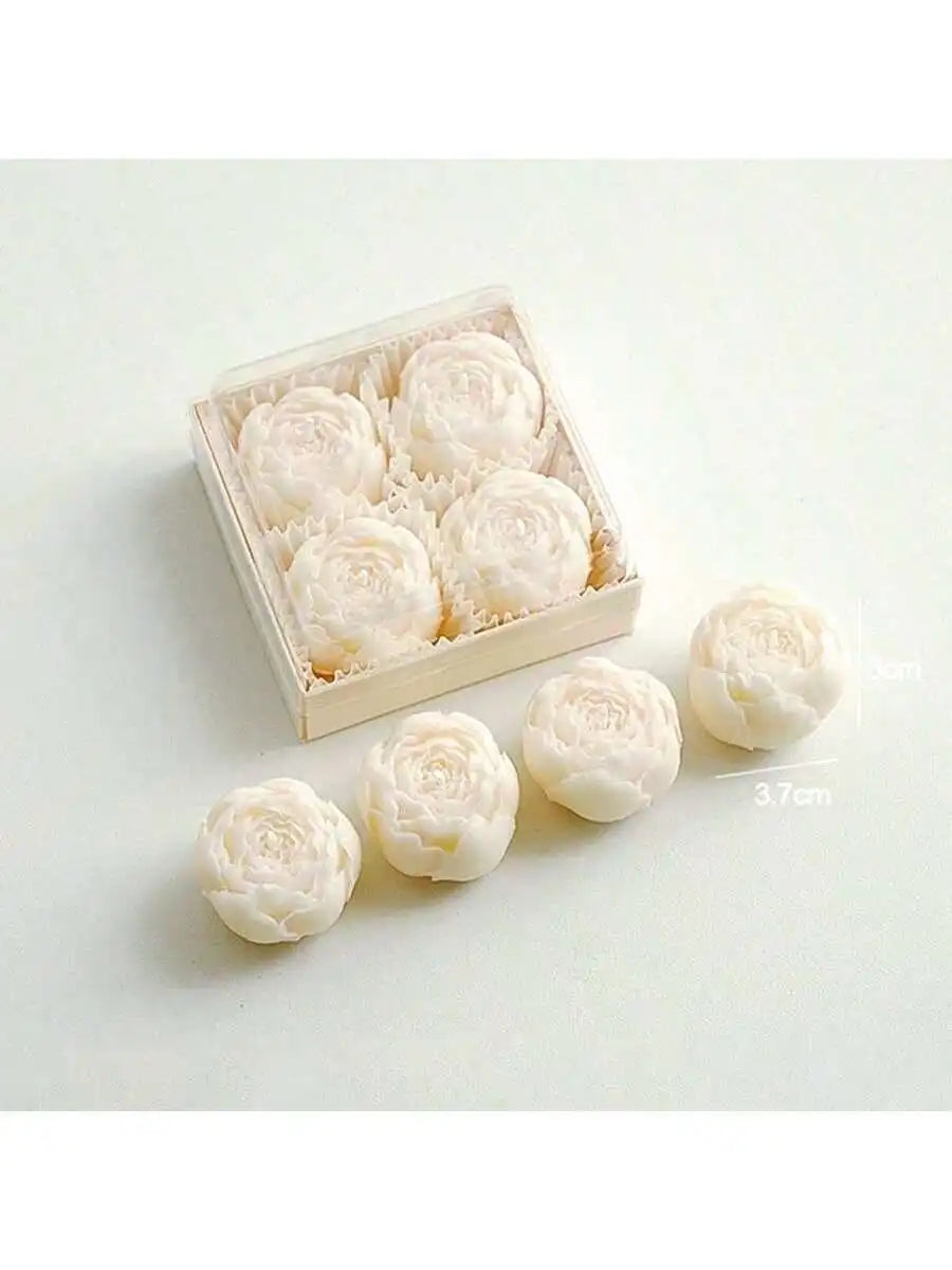 Set de 4 bougies parfumées à la rose - ROSA