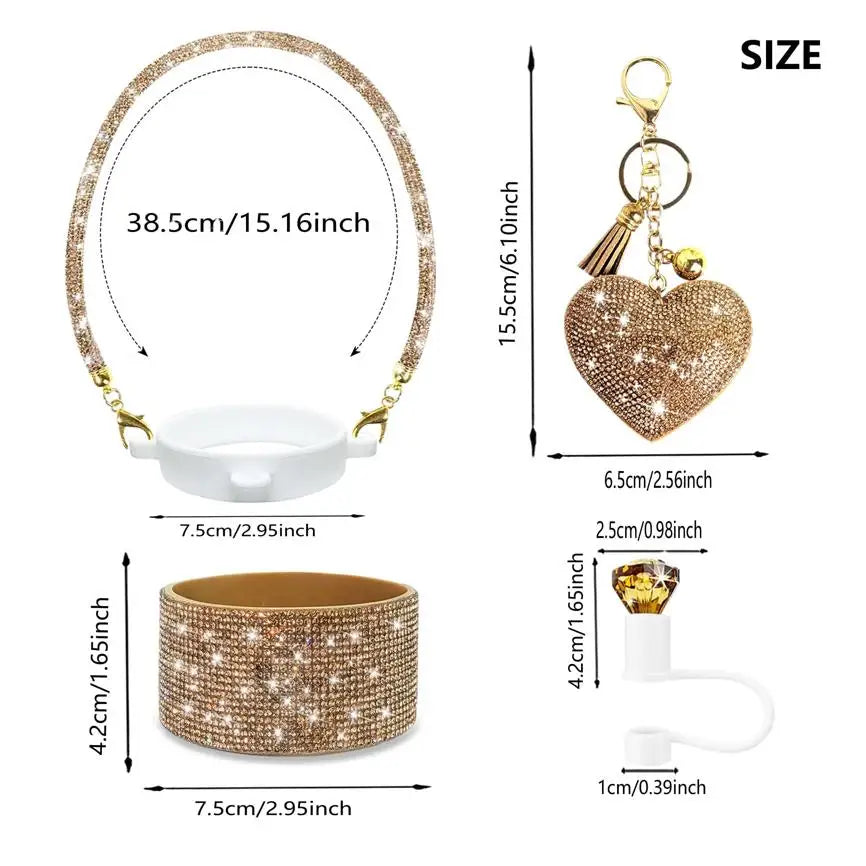 Kit Accessoires Paillettes pour Gobelet - pour Tumblers 0,5L/0,9L/1,2L